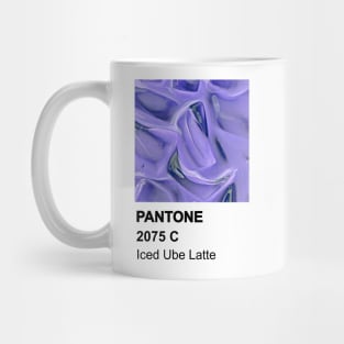 Purple iced ube latte Mug